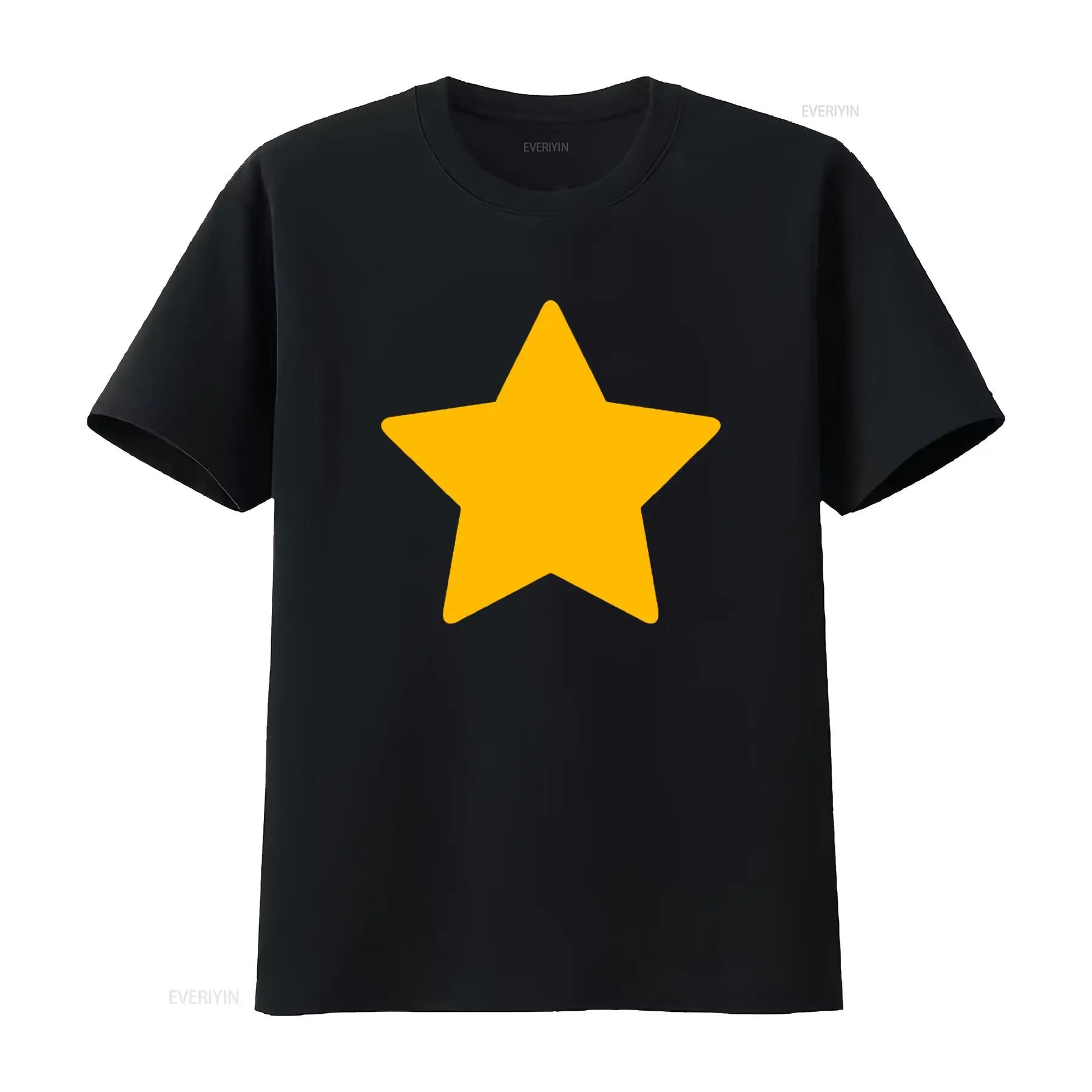 Vintage Fashion Jersey - T-shirt imprimé étoile jaune Steven Universe,