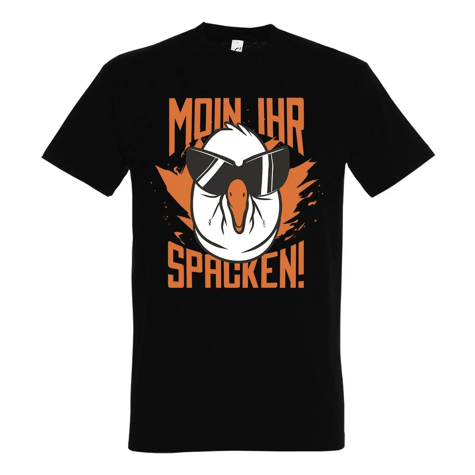 Vintage Fashion Hamburg - T-shirt homme MOIN IHR SPACKEN Slogan
