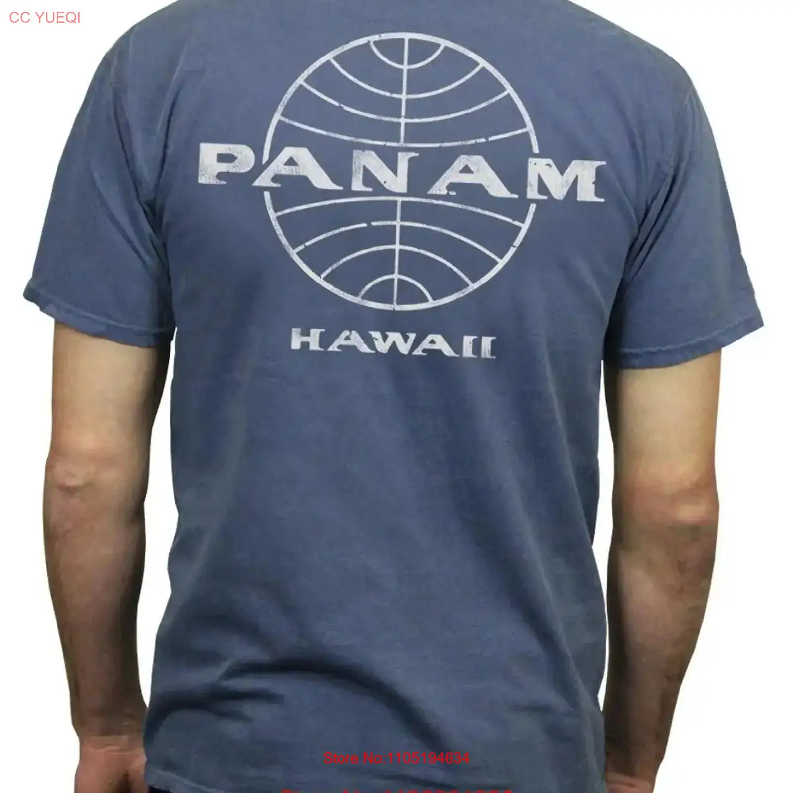 Pan Am Globe t-shirt vintage l - Vintage Fashion Jersey avis et prix
